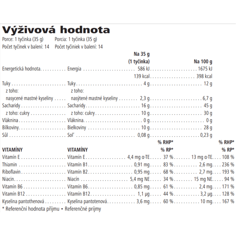 Herbalife Proteínová tyčinka - Citrón (14ks x 35g) - Image 3