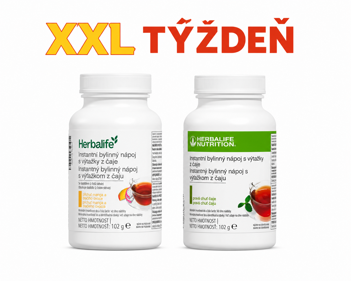 XXL týždeň : 2x Instatný bylinný nápoj 100g