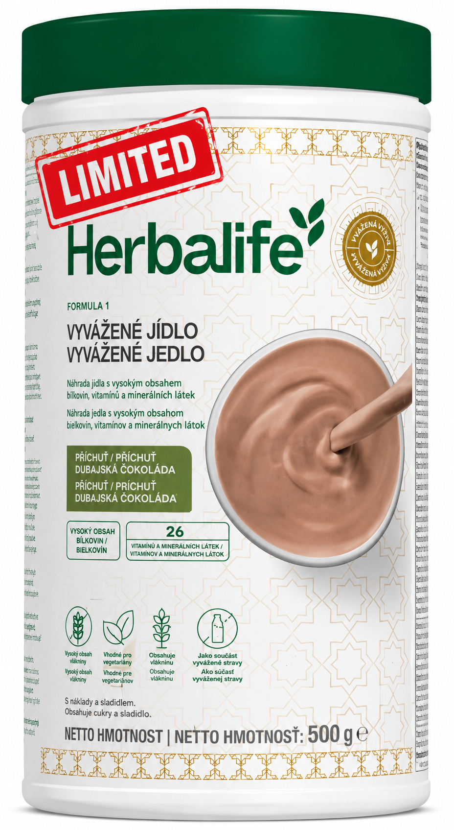 Formula 1 Vyvážené jedlo | Dubajská čokoláda 500g | LIMITKA