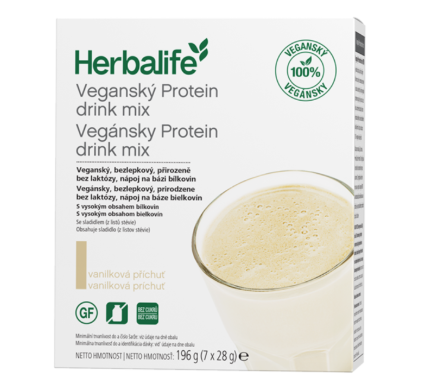 Vegánsky Protein drink mix – sáčky Vanilka